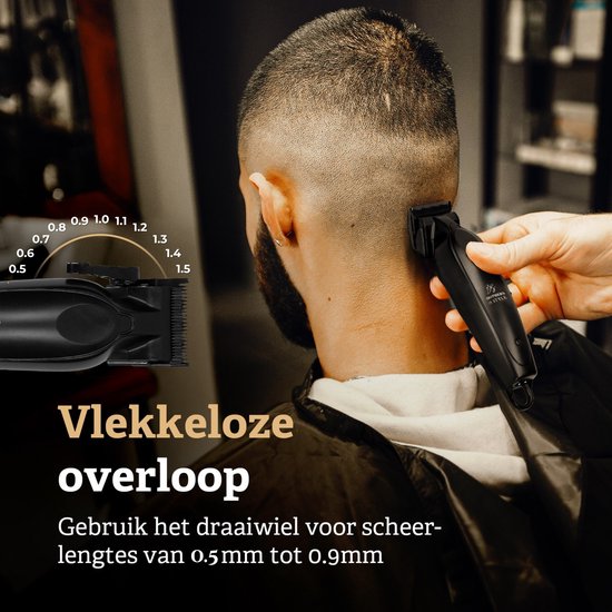 Tondeuse Mannen Pro – Tondeuse Hoofdhaar - Tondeuses Cheveux – Baardtrimmer - Hair Clipper – Haartondeuse – Haartrimmer – Kappersset - Brothers in Style