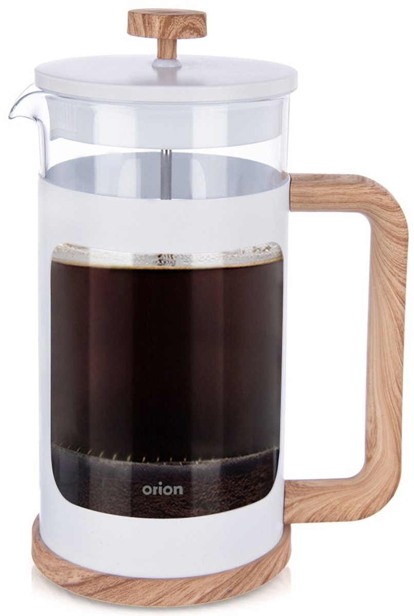 Cafetiere Glas WHITELINE 1 l - French Press Koffiezetapparaat - Koffiemaker - Koffie - Koffiepot - Theepot