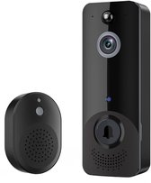 Slimme Video deurbel draadloos met Camera en Wifi - Inclusief Gong - 1080P HD - Slimme Deurbel