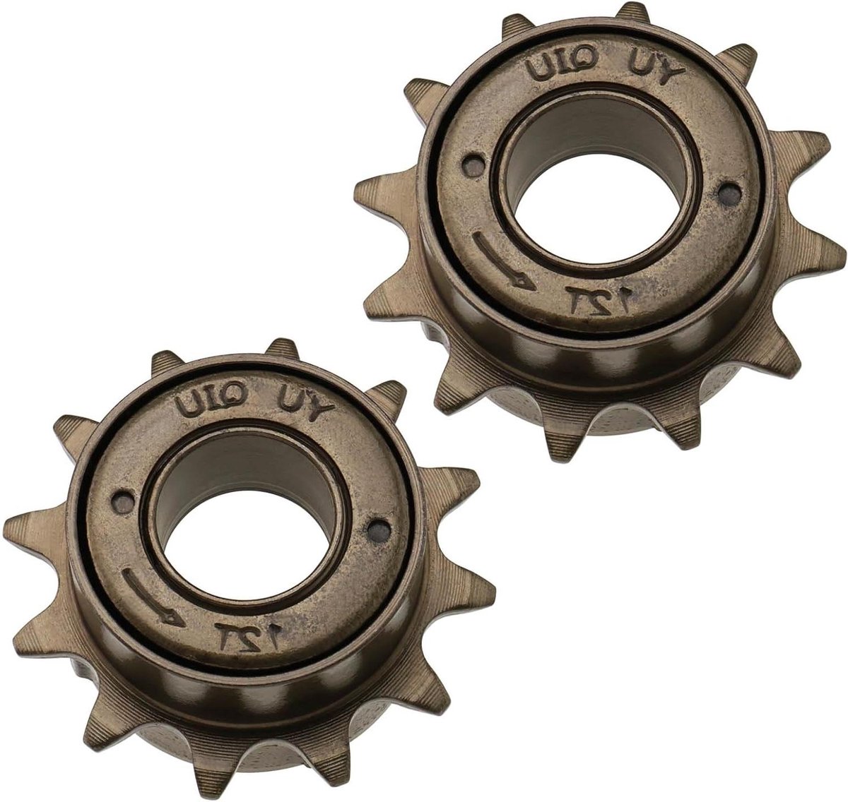 Allecto Plus - 2pcs Single Speed Freewheel Sprocket voor Elektrische Fietsen - 12T Teeth - 34mm Diameter - Fietsaccessoires