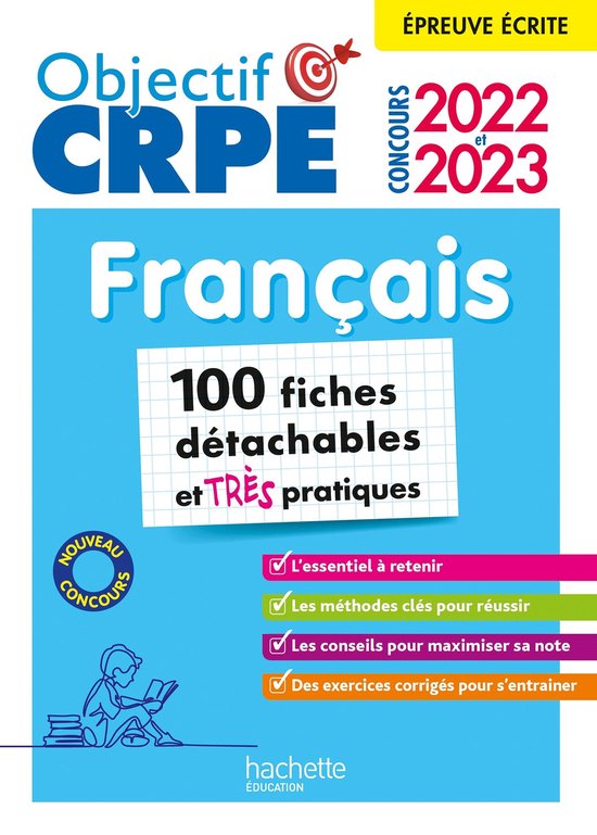 Objectif CRPE 2022 et 2023 Mes fiches détachables - França ... - cover
