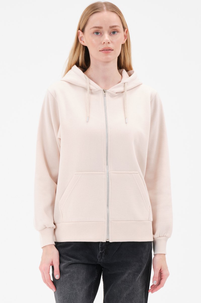Smith & Solo vest met rits dames - sweatwest met capuchon - hoodie - Roze XXL