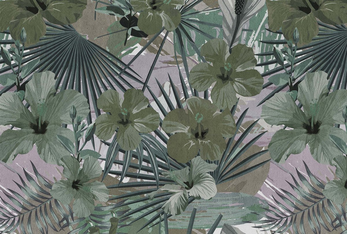 Behang walls by patel hibiscus