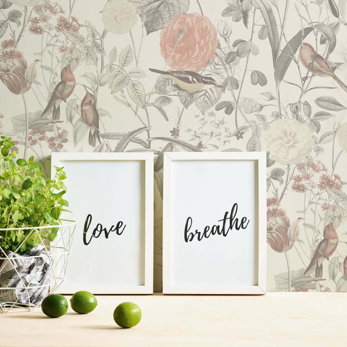FLEURIGE BLOEMEN EN VOGELS BEHANG - AS Creation Exotic Life