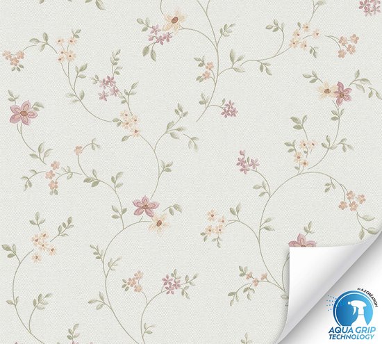 PAPIER PEINT PETITES FLEURS | Style anglais : Tapisser sans colle ! - AS Création WOW Designdrop