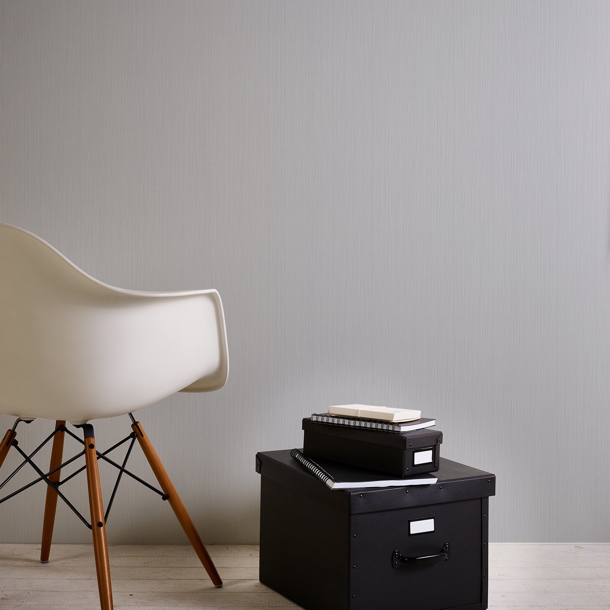 Behang 378217 Attractive A.S. Création Blauw|Grijs Kantoor Hal, Gang Keuken Slaapkamer Woonkamer