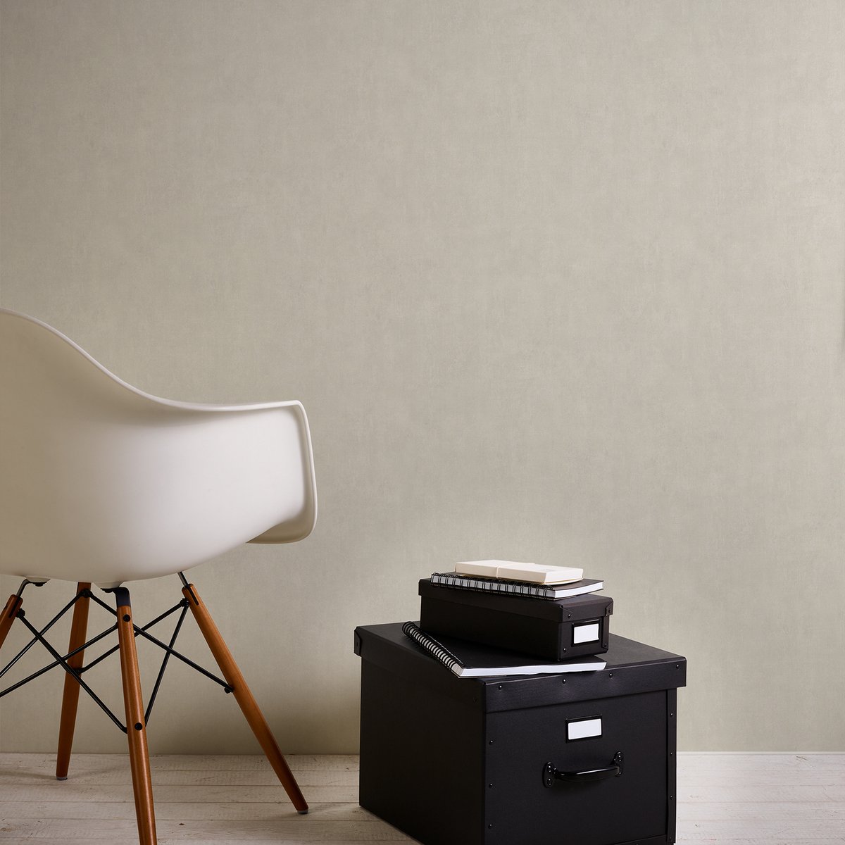 A.S. Création behang effen beige en crème - AS-380242 - 53 cm x 10,05 m