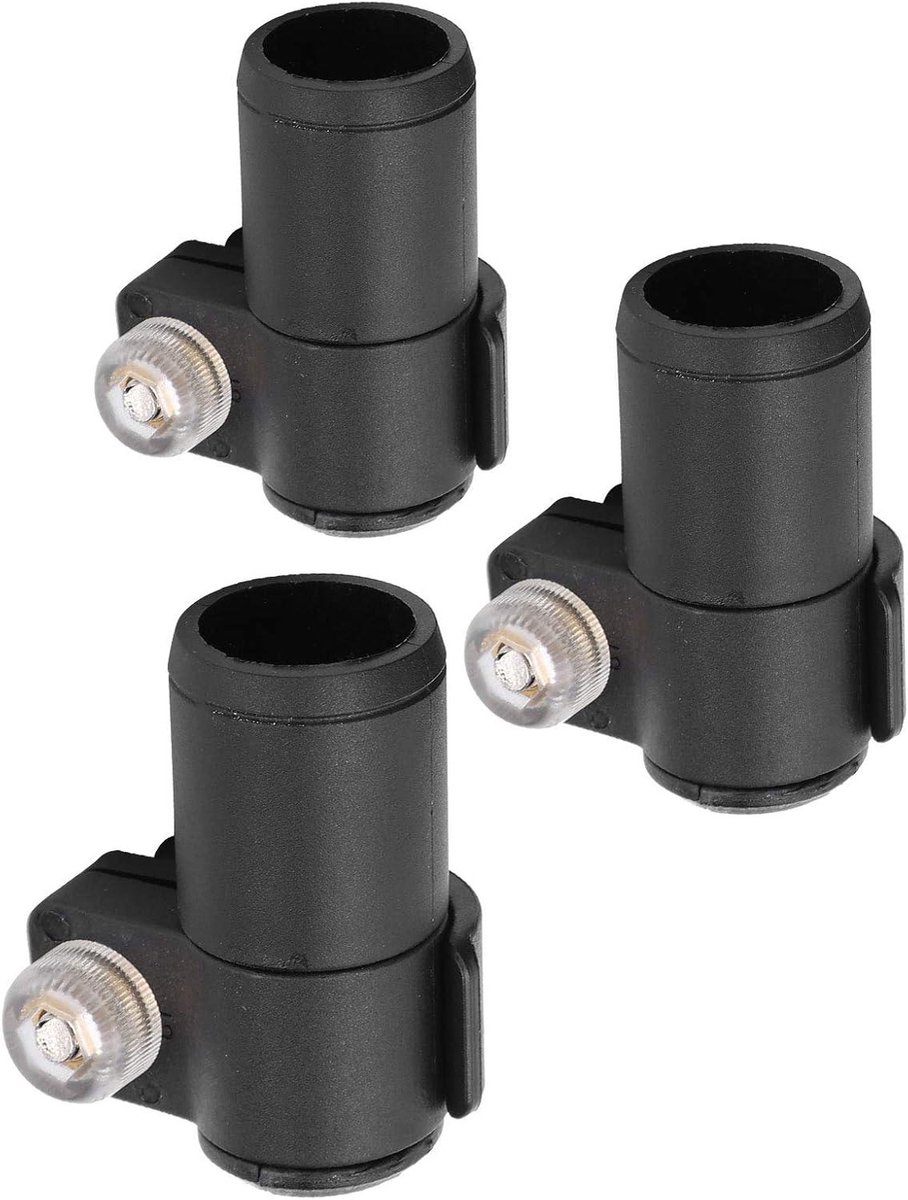 Allecto Plus - Verstelbare wandelstok snelvergrendeling voor bergbeklimmen met externe vergrendeling. Stick clip voor trekkingstokken met 14, 16 en 18 mm doorsnede.