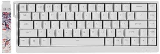 MADLIONS MAD 68 HE - Hall Effect - 8000hz - 0.125ms - Magnetisch Toetsenbord - 65% - QWERTY - Gaming Toetsenbord - Amber Switches - Wit