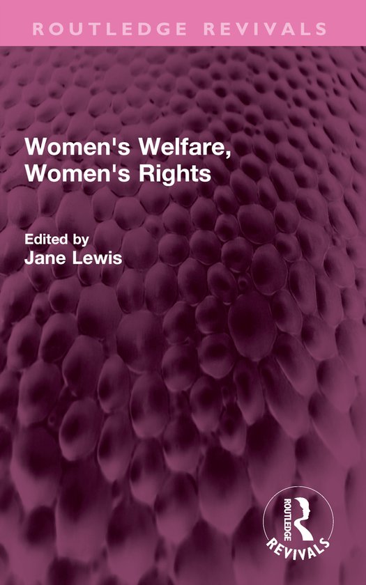 Routledge Revivals- Women's Welfare, Women's Rights - cover