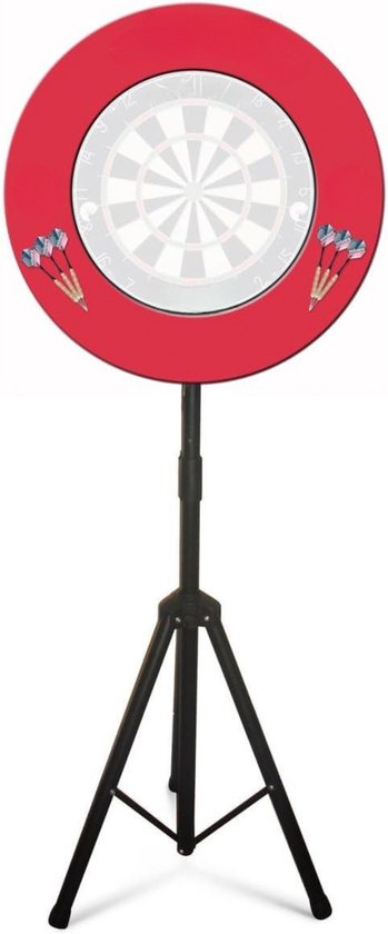 Target Darts Uk Support De Cible Fléchettes Portable Trépied - Réglable Intérieur/extérieur - Target Darts Support Dart Mobile Pliable