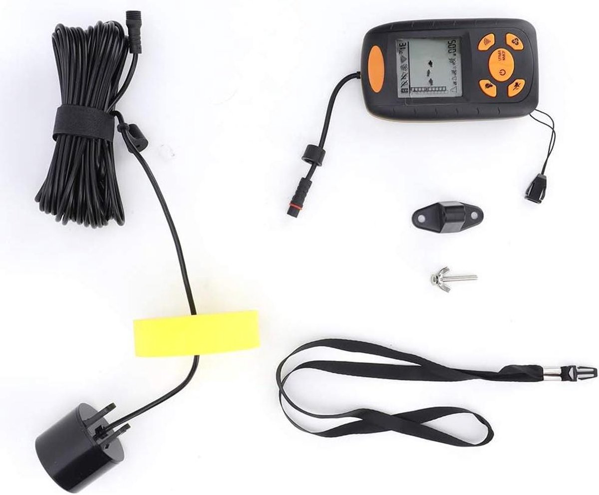 Allecto Plus - Fish Finder met Sonar Sensor Transducer voor diepzee vissen - Detecteert vissen tot 100 meter diep