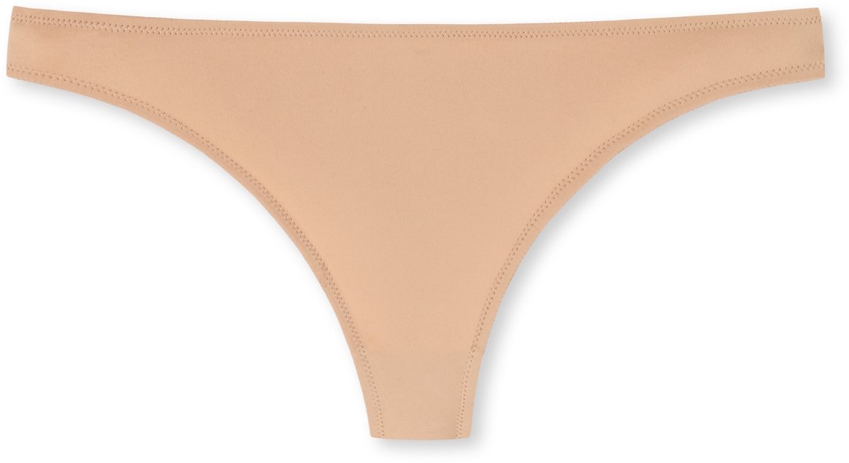 Schiesser String microvezel - Invisible Lace Dames Onderbroek - maple beige