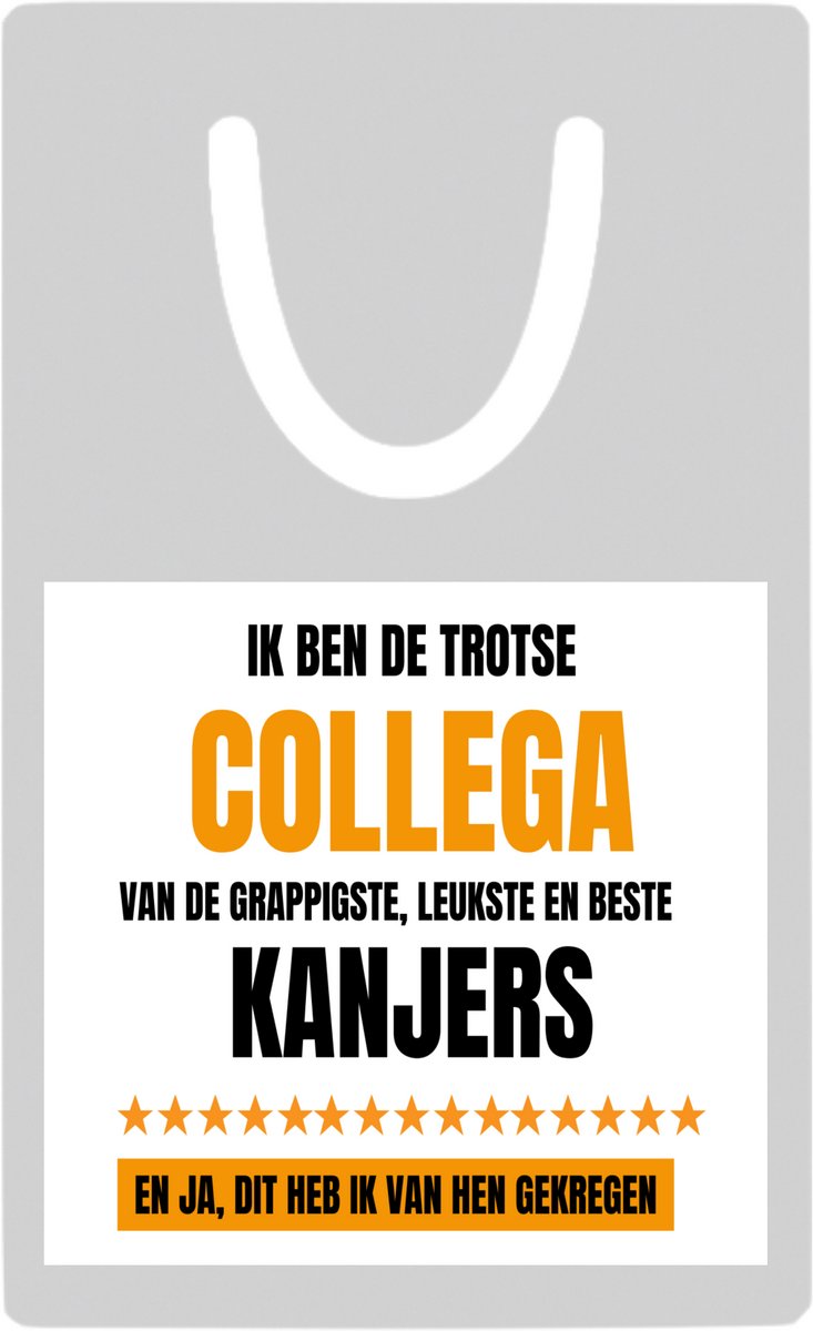Hacebo® - Trotse collega metalen boekenlegger- Collega - een collega - werk - afscheidscadeau - verjaardagscadeau - kado Bladwijzer boekenleggers - 7.6 cm x 5cm