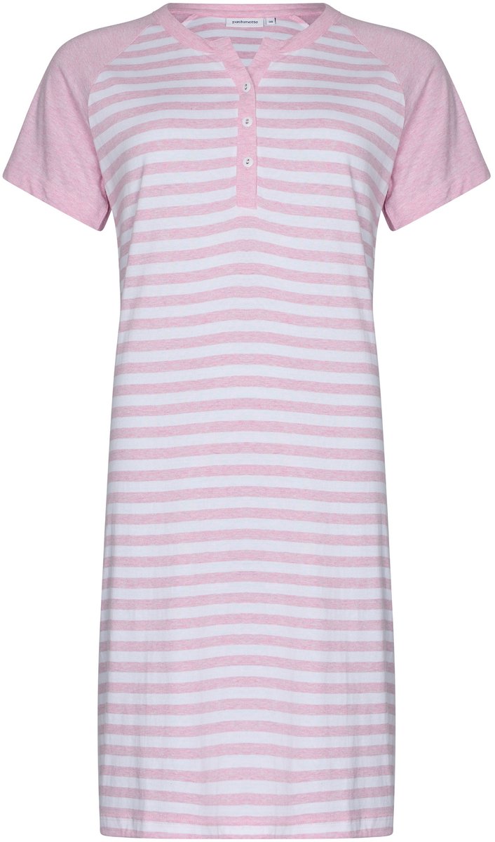 Dames Nachthemd Pastunette - Pink Dream - Katoen - Maat 38