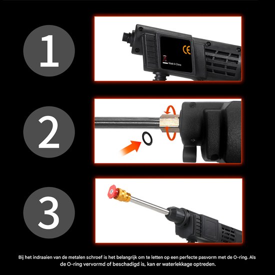 YOFIDRA 200Bar Borstelloze Hogedrukreiniger Waterpistool Auto Emmer Was Tuinreiniger Spuitpistool Voor Makita 21V Accu  1420