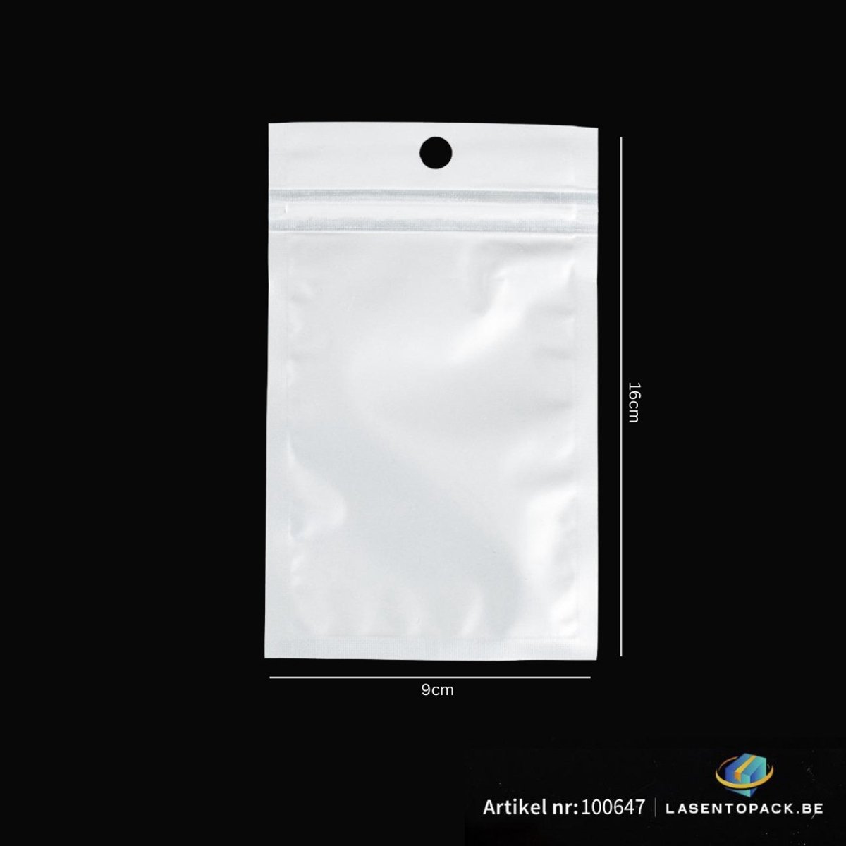 100x Reparatie Zakjes - Premium Gripzakjes (9cm x 16cm) – Zelfsluitende Sealbag Ziplock Zakjes