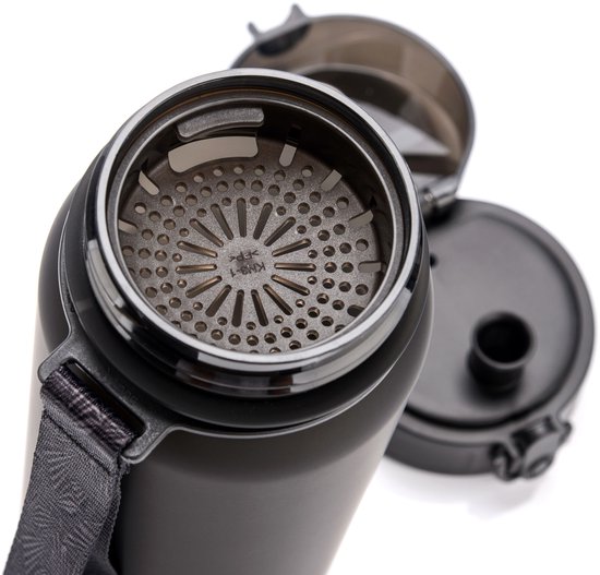 Meteor Sportbidon 650 ml - Fietsbidon - Sportaccessoire - Zwart van Meteor — afbeelding 3