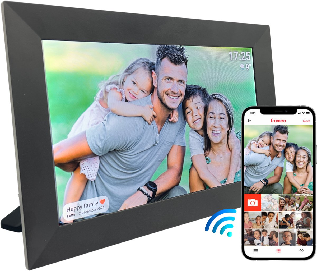 UMBRION Digitale Fotolijst - Draadloos - Frameo - 10.1 inch - UMBRION - €79,95