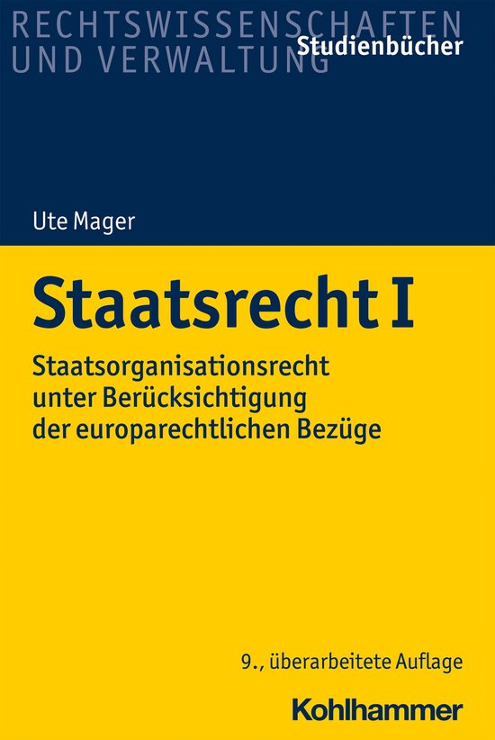 Staatsrecht I - cover