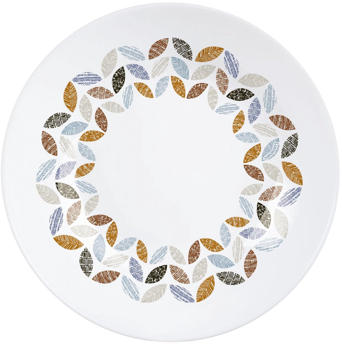 Luminarc Florescence - Soepborden 20 cm - 6 stuks - Gemaakt van Opaal - Magnetron- en vaatwasserbestendig - Duurzaam en langdurig, Wit