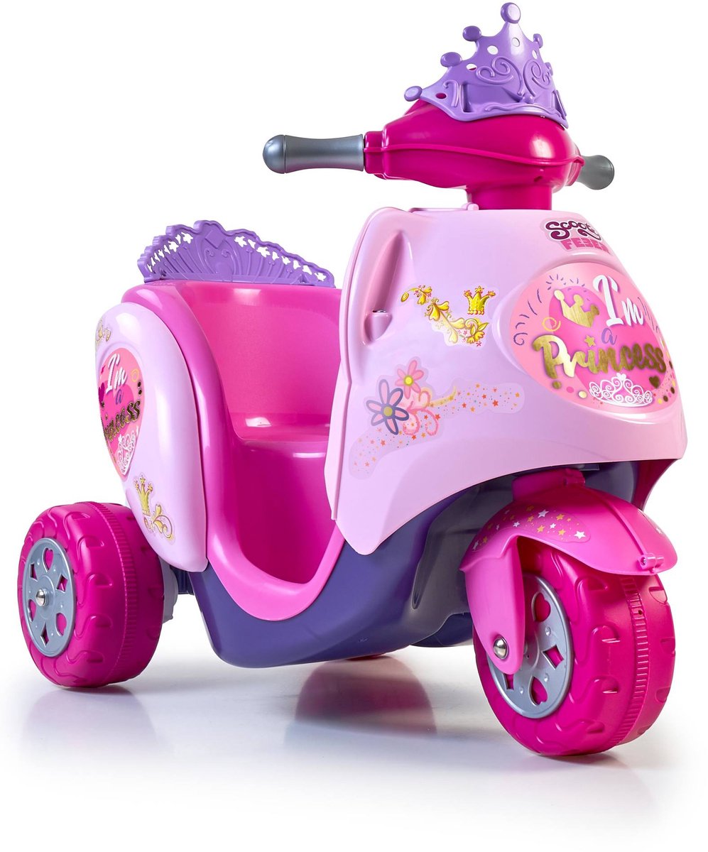 Feber Scooty Little Princess Loopauto Transparant