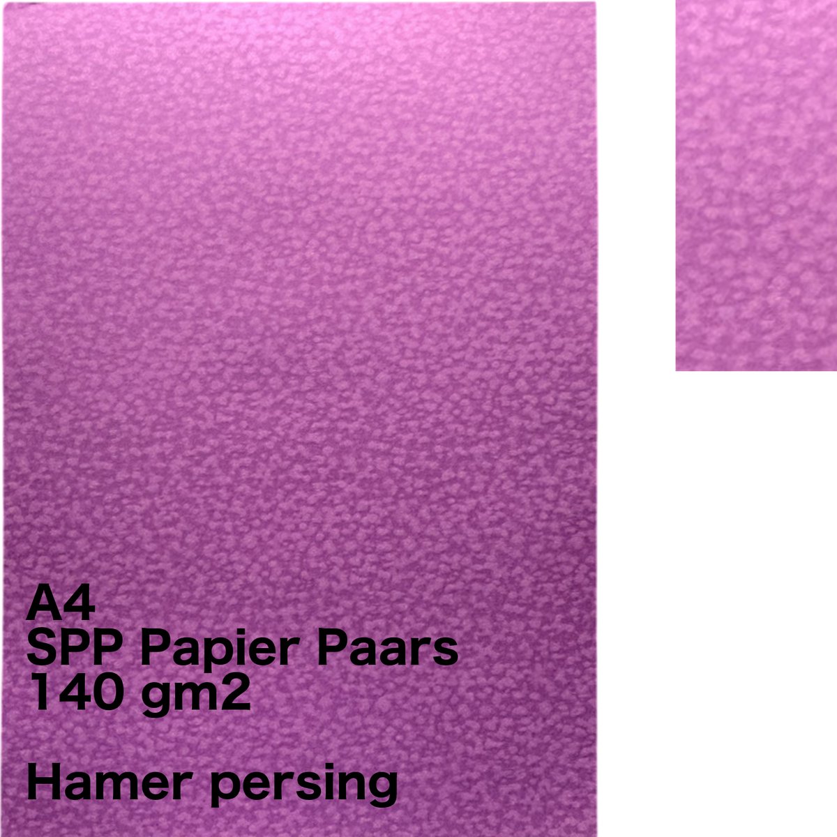 Favini® – 20 vel A4 Papier – SPP Paars – Cardstock - 140 g/m² – Hamer persing – Gekleurd Structuurpapier met Japanse Kunstvezels - Cardstock