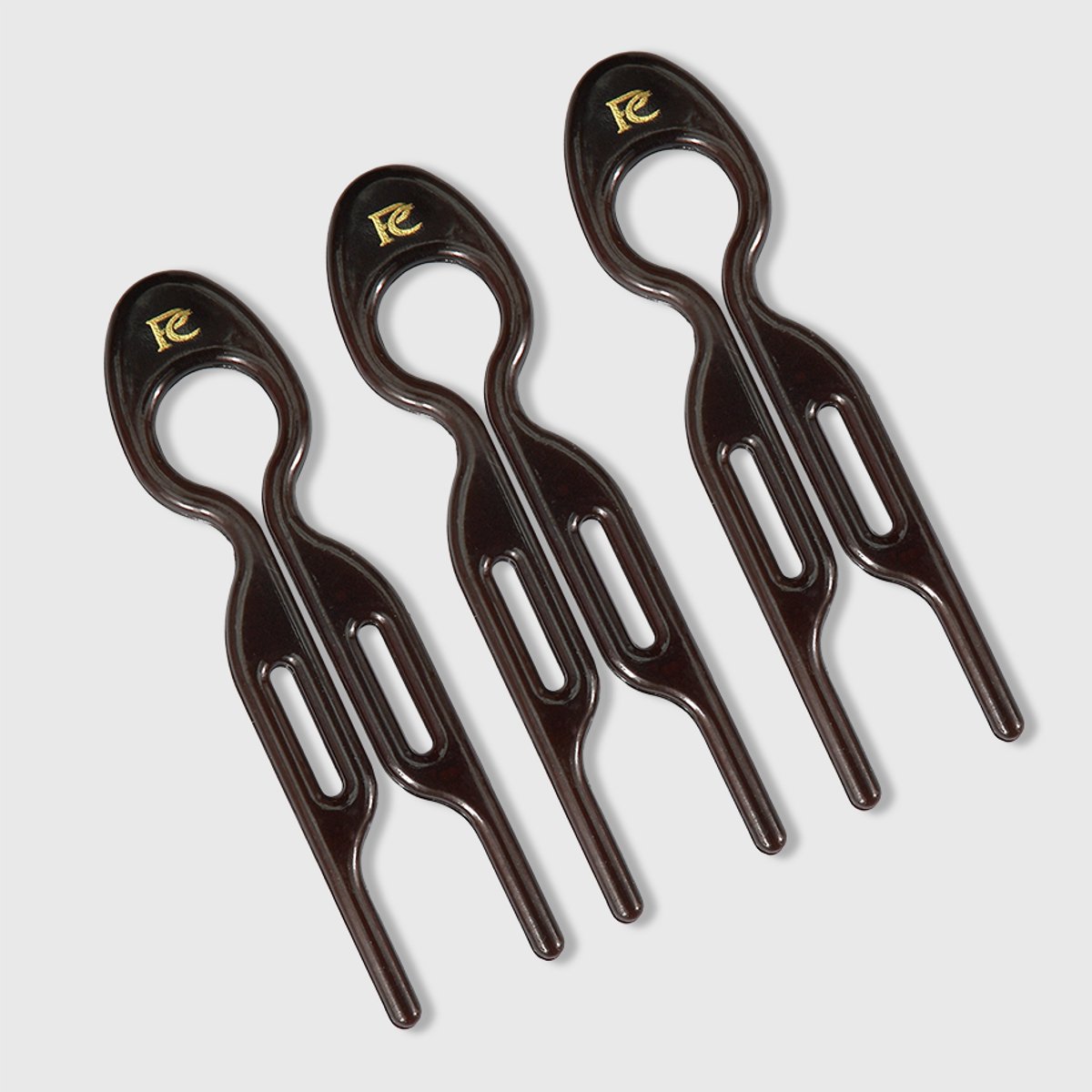 Pinclip Hairpin set van 3 Black