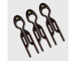 Pinclip Hairpin set van 3 Black