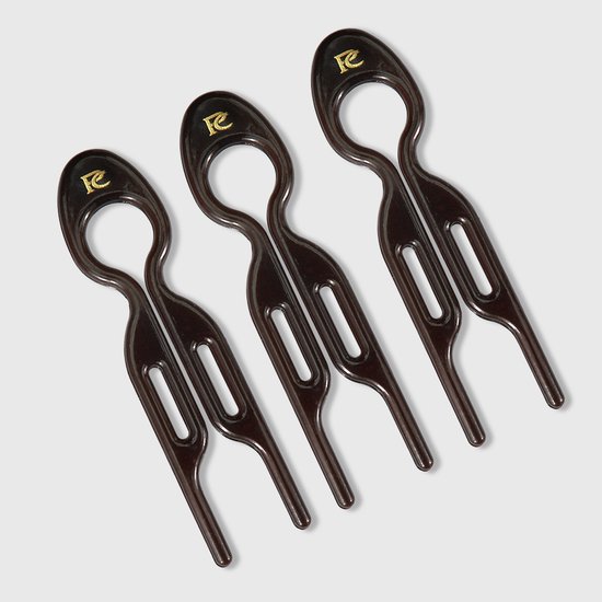 Lot de 3 épingles à cheveux Pinclip noires