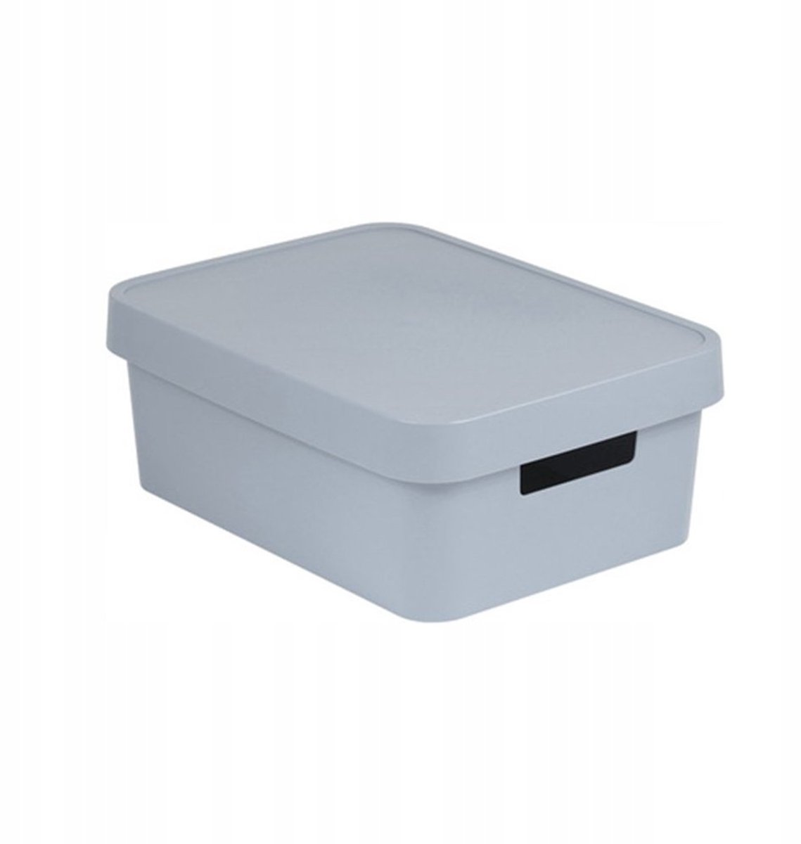 Curver Infinity - Opbergbox met deksel - Opberger - Kunststof - 11L - Grijs