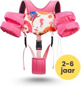 Sminty Puddle Jumper - Zwemvest Kinderen - Puddle Jumper - 6 tot 15 kg - 0-2 jaar - Zwembandjes - Zwemvest kind - Reddingsvest - Roze