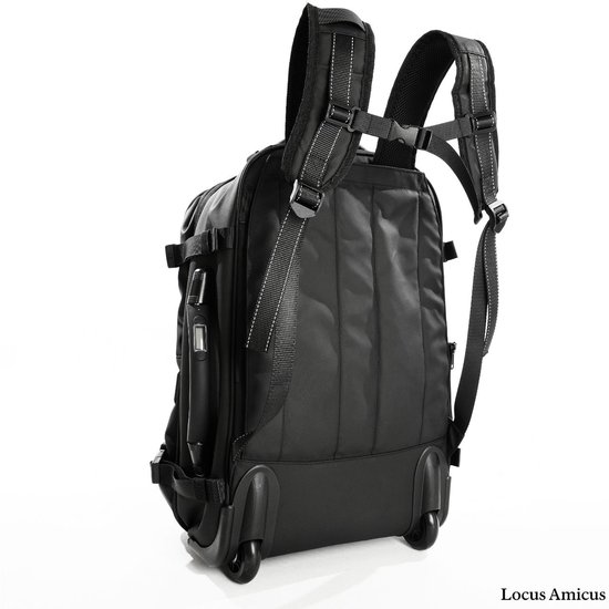 Locus Amicus Luxe 2-in-1 Handbagage Koffer & Rugzak - 11-delig Reispakket met Powerbank & Tracker - Ideaal Reiscadeau