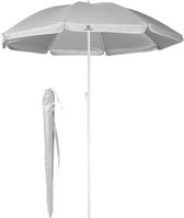 Fleau Goods Strandparasol - Parasol Strand / Tuin - Diameter 160 cm - Verstelbaar - UV Bescherming - Stokparasol - Tuinparasol - Met Draagtas
