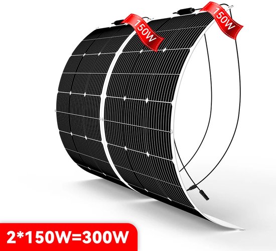 200 W 300 W 400 W 600 W 800 W Zonnepaneel Kit, met 40A Laadregelaar 18 V Flexibel Monokristallijn Zonnepaneel voor 12-24 V Batterij Opladen Auto