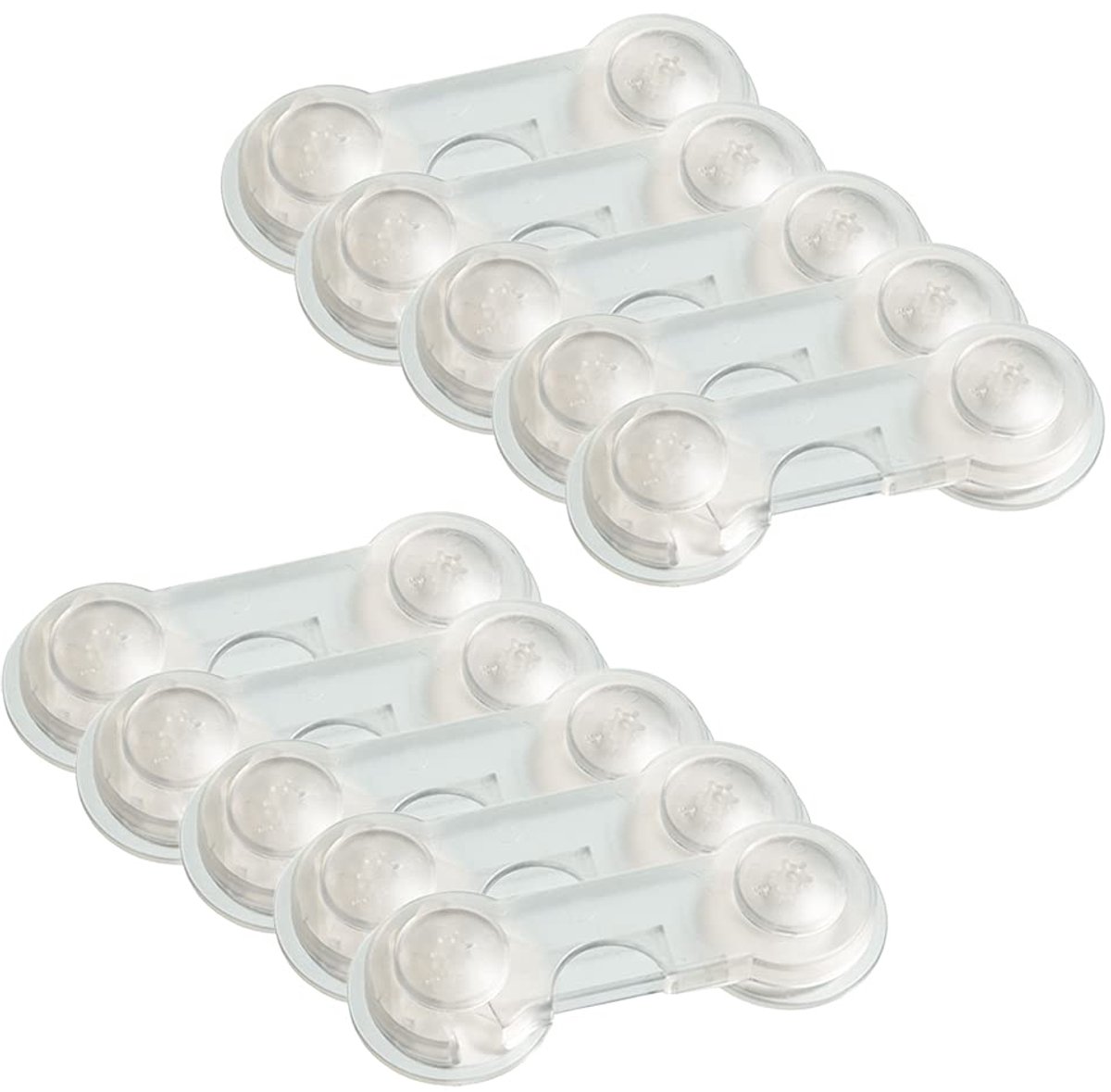 Image of 10 stuks Offgridtec deurslot voor baby's, ladeslot, kinderslot, deurslot, transparant