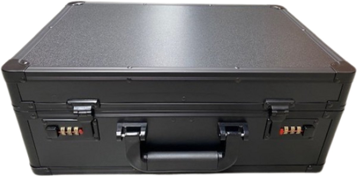 Topmast Trimkoffer - Grooming Case - Black - Luxeus 42 x 30 x 18 cm - Met cijferslot