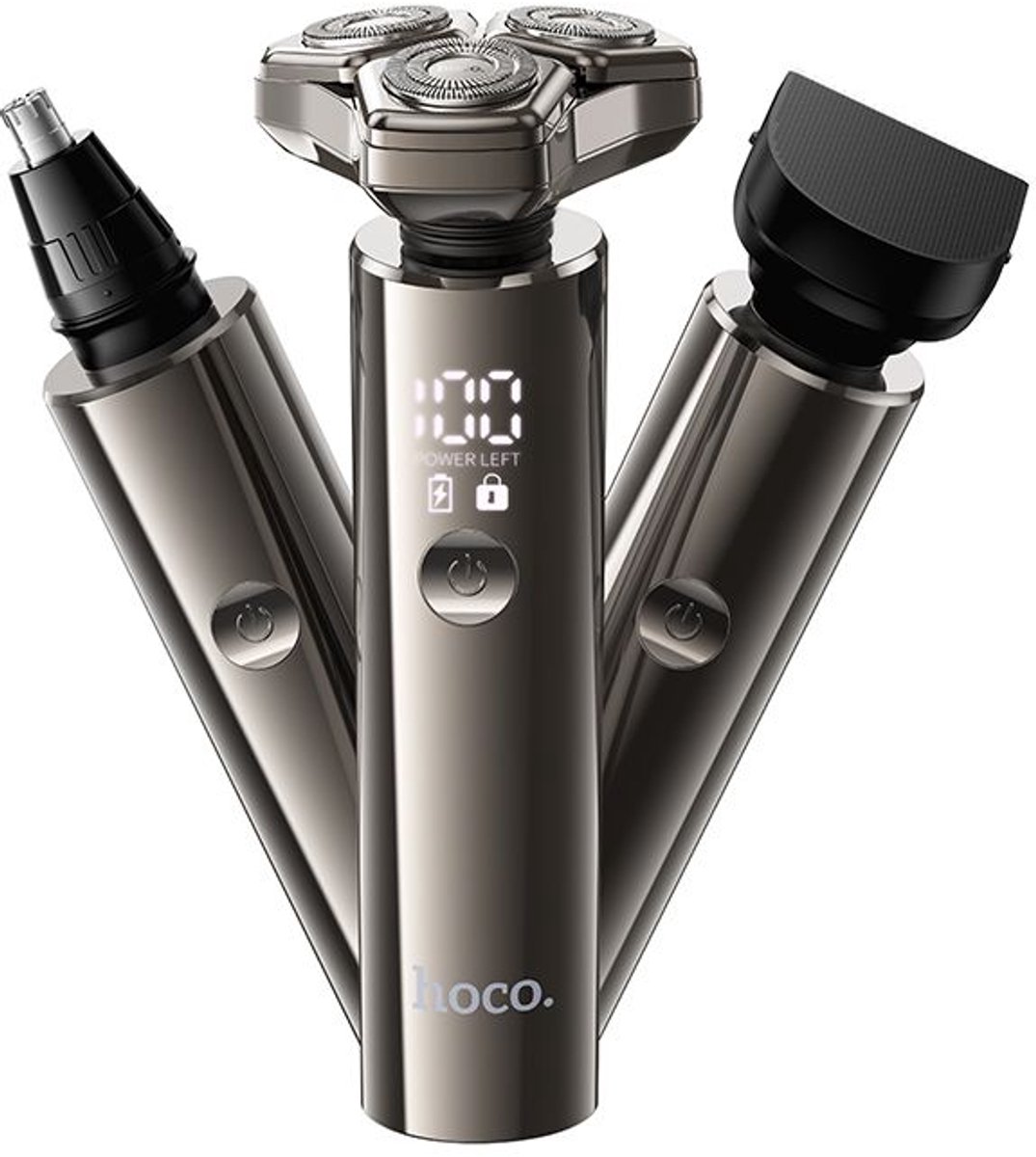 Hoco 3-in-1 Scheerapparaat Waterbestendig IPX6 - Hoco - €29,95