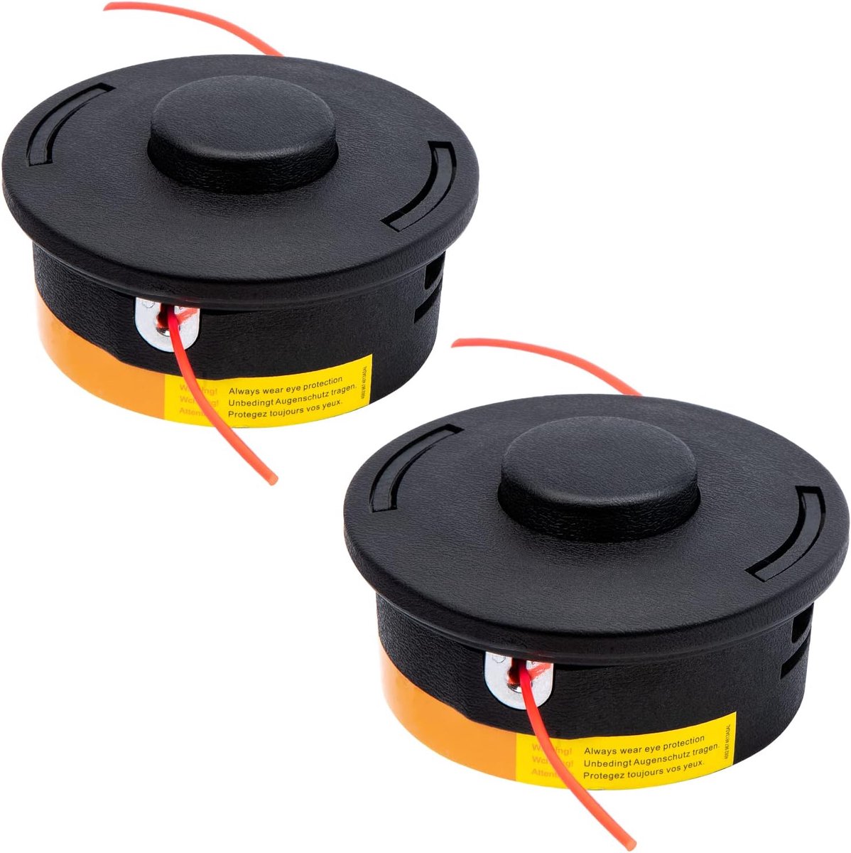 Maaikop - Geschikt Voor Stihl Autocut 25-2-maaikop - 10x1,0mm - trimmen en maaien - geschikt voor Stihl FS, KM-serie grastrimmer/kantmaaier - onkruid wieden - tuinaccessoires - Accessoires voor grasmaaiers - 2 stuks - Zwart