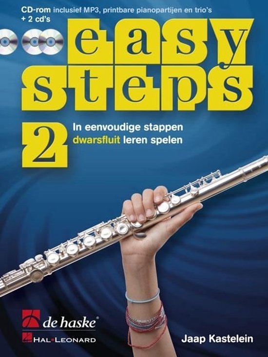 Easy Steps 2 methode voor Dwarsfluit (Boek + CD-rom en 2 CD's)