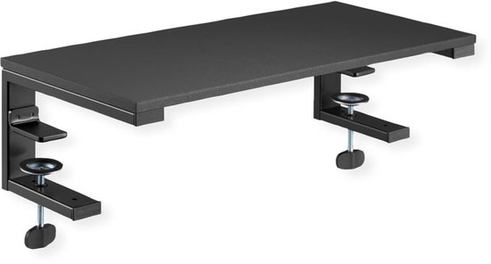 Grote bureau-uitbreiding - flexibel en praktisch - 1 stuk - zwart