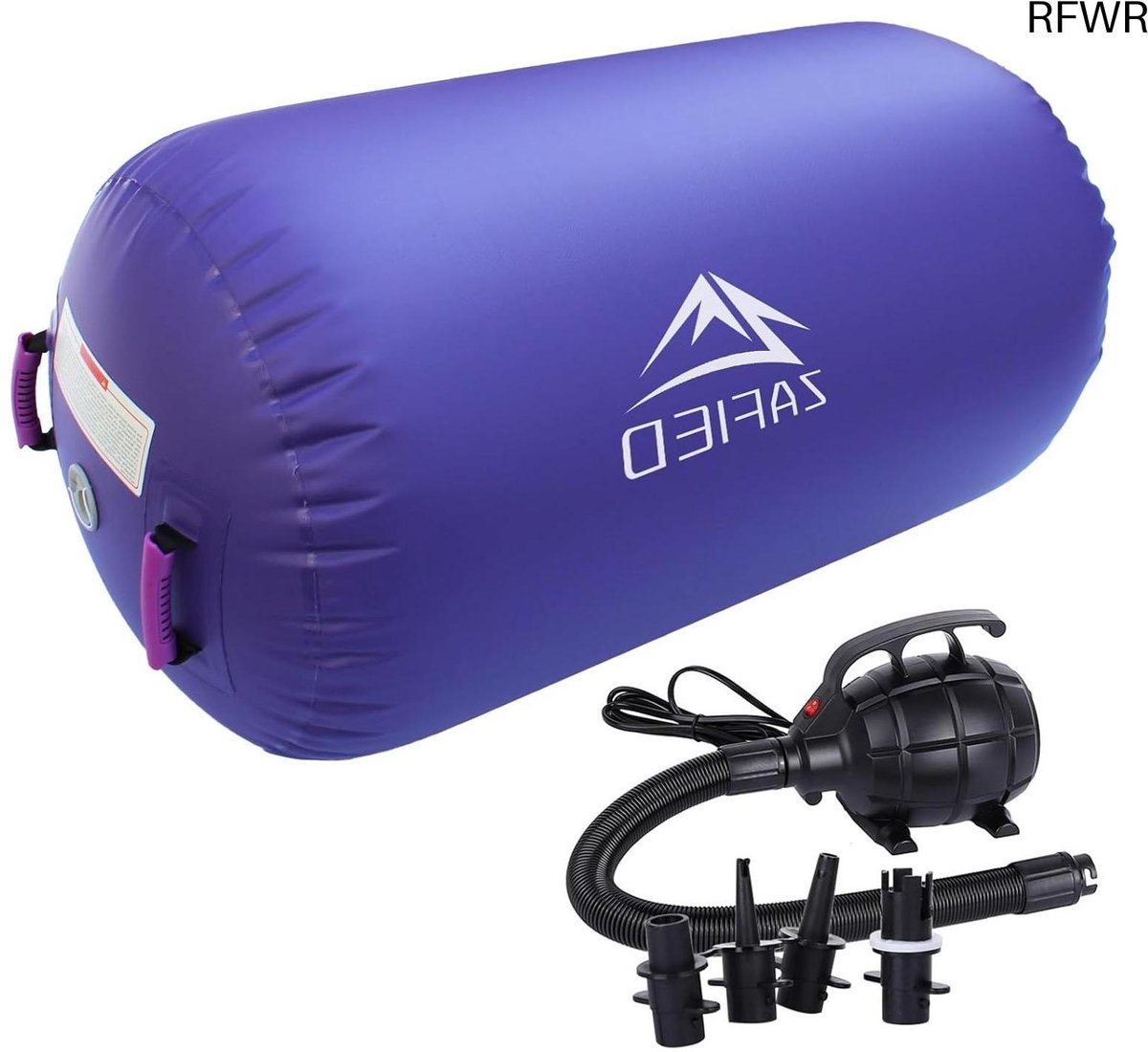 RFWR® Opblaasbare Gymnastiekmat voor Training, Fitness, Yoga en Tumbling