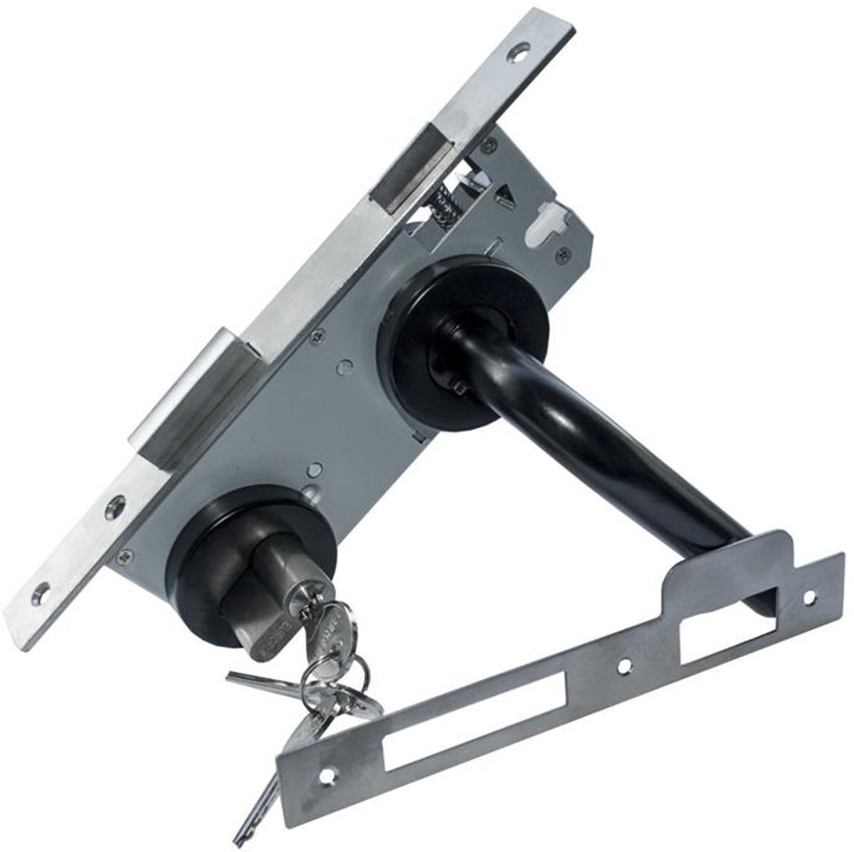 Eurofix Deurslot-set voor tuindeur | RVS Zwart gecoat | PC85 slot | Rozet model