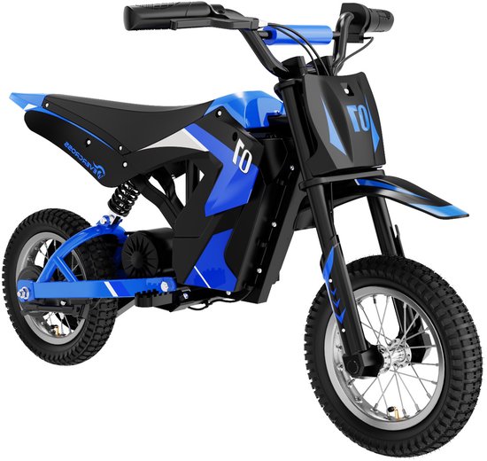 Elektrische Kindermotor - Crossmotor Kind - Kinder Motorfiets 300W - EV12M Motor - Accumotor voor Kinderen - Max 25 km/u - 36V Kinderfiets - Speelmotor 3 tot 12 Jaar - Elektrische Crossmotor Kinderen - 12 Inch Banden - Kinderscooter Elektrisch