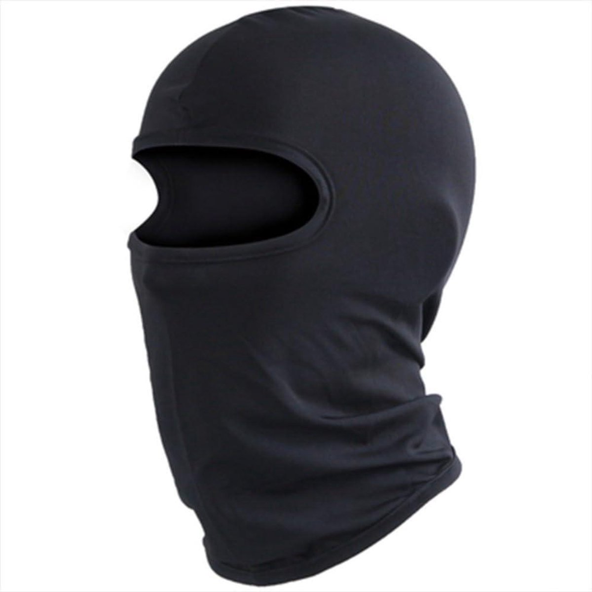 Allecto Plus - Wind- en stofdicht masker voor outdoor fietsen zwart 50 cm - bescherming tegen wind en stof.