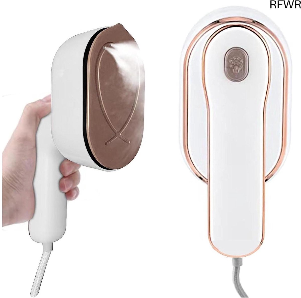 RFWR® Draagbaar Stoomstrijkijzer voor Kleding - 1000 W, Snel Opwarmend en Reisvriendelijk, 100 ml Watertank