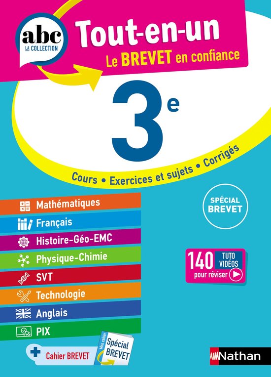ABC DU BREVET TOUT EN UN - ABC du Brevet Tout en un 3e - Tou ... - cover