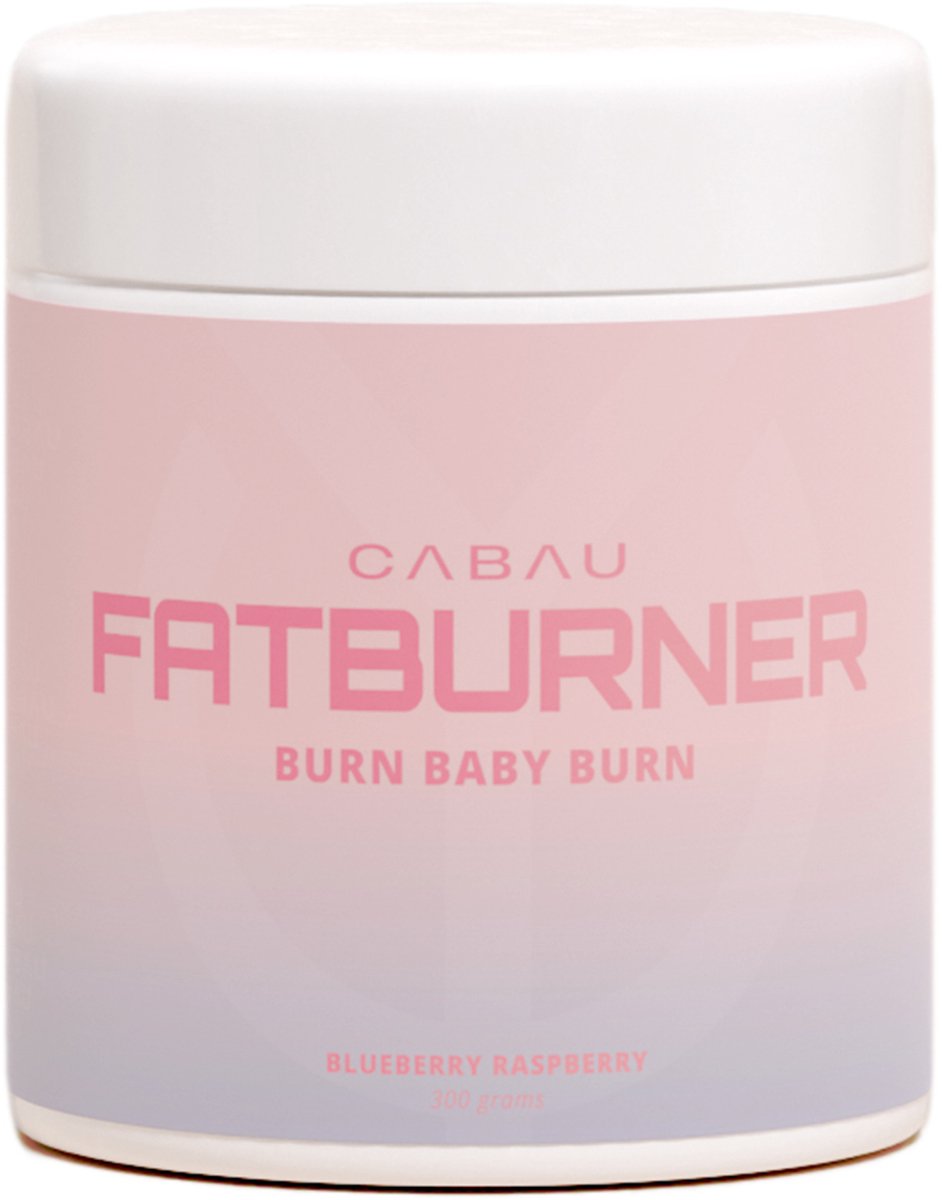 Goedkoopste Cabau - Fatburner / Vetverbrander - Blueberry Raspberry - Stimuleert vetverbranding - Minder snoepen - Meer energie - 300 gram