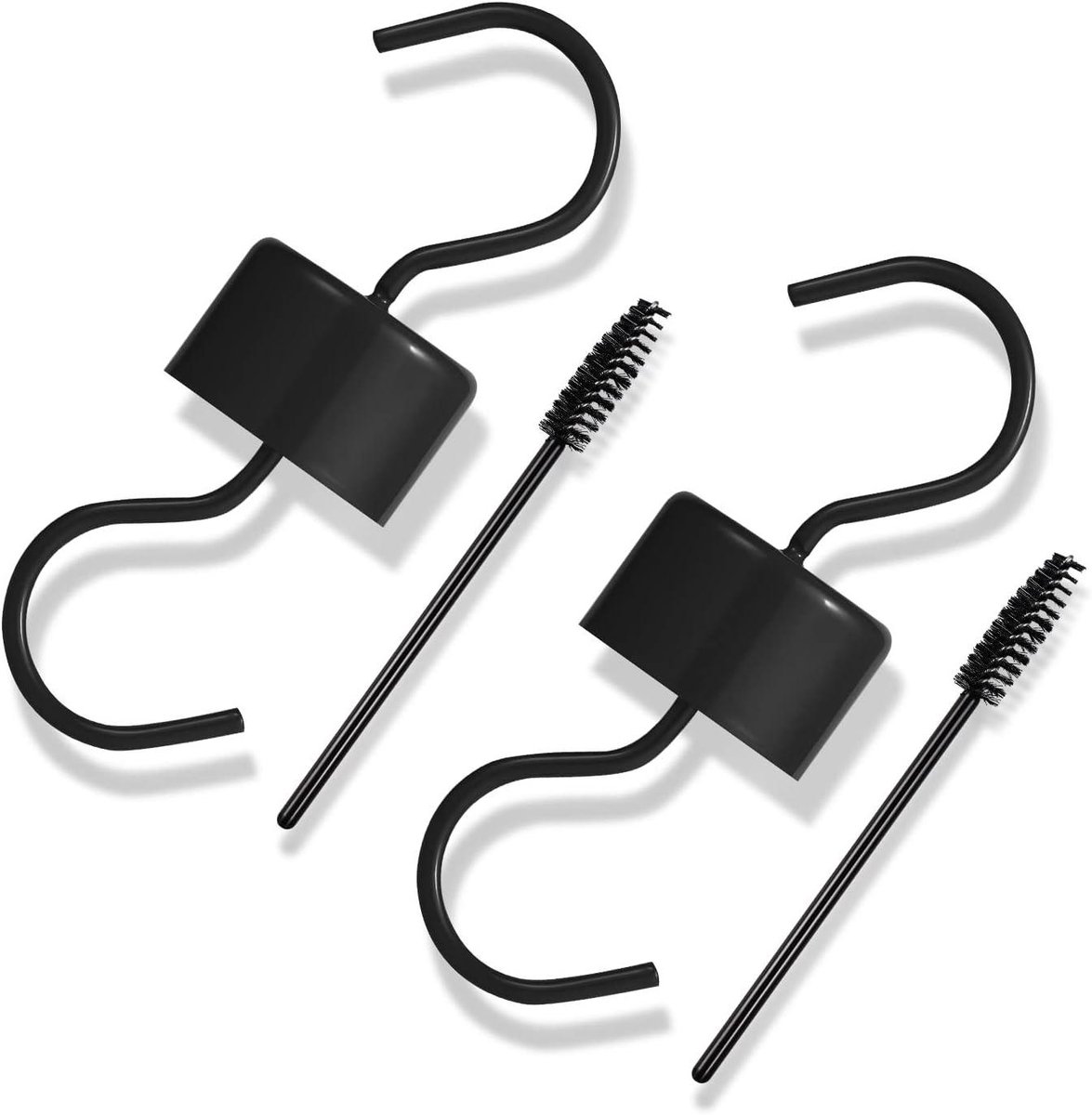 Allecto Plus - Ant Moat voor Hummingbird Feeders - Metaal - Accessoire - Ant Guard - Reinigingsborstels - Zwart - 2 stuks.