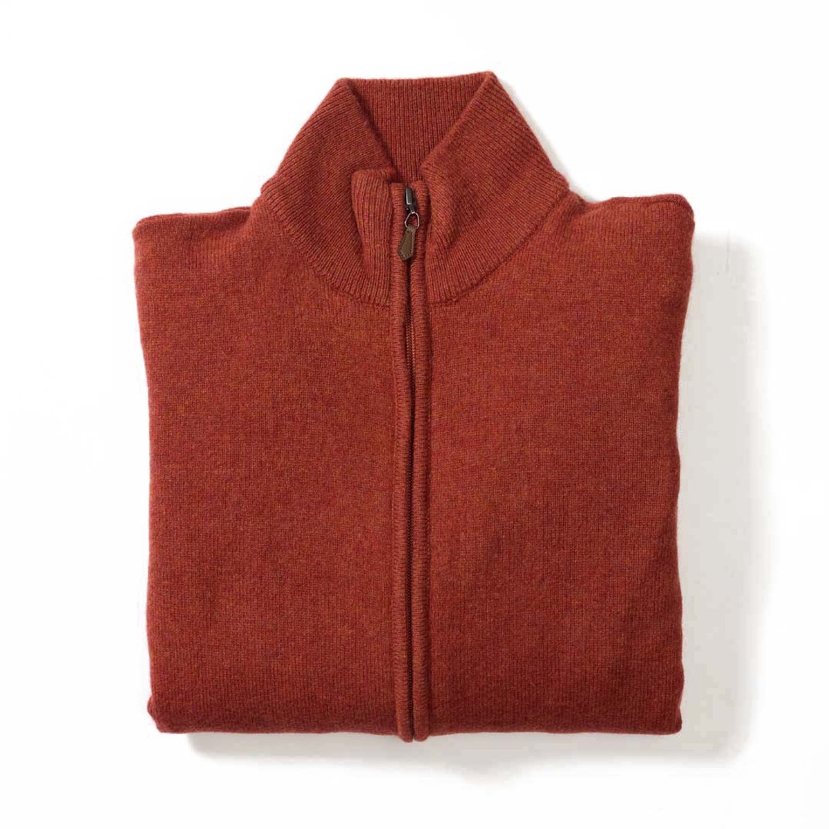 Osborne Knitwear Windstopper cardigan met rits - Dames - Lamswol - Tiger - Zwarte voering - XL